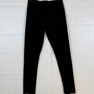 Childrens Place Leggings Kids Size L 10/12  Black Solid Elastic Waist Slim Fit